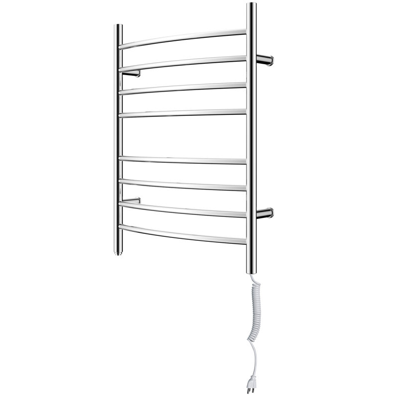 HEATGENE Curved Wall Mounted Electric Towel Warmer & Reviews Wayfair